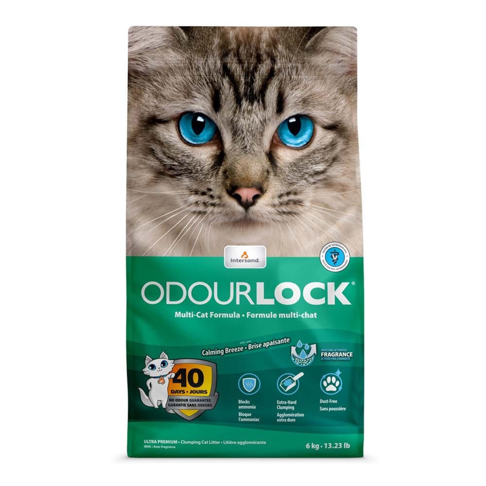 Intersand Odorlock Calming Breeze Cat Litter 13.2 lb - Pet Supplies - Intersand