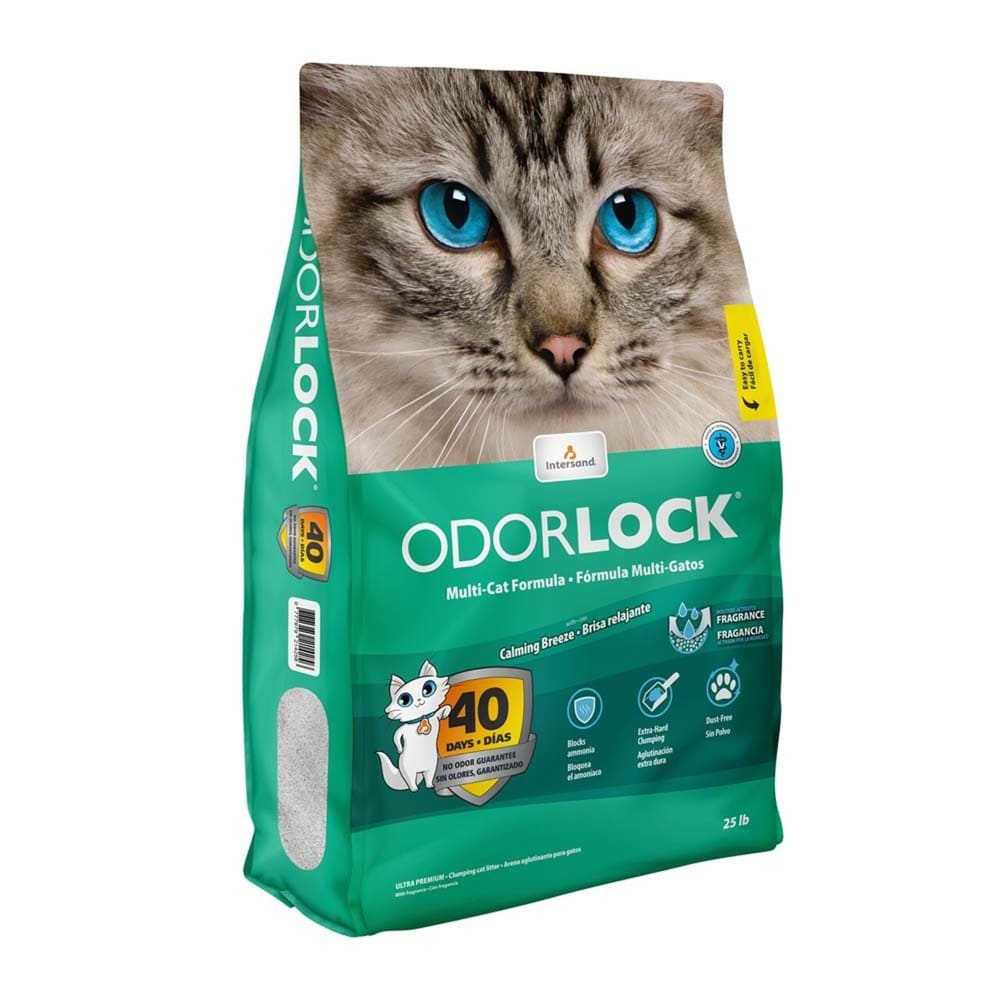 Intersand Odorlock Calming Breeze Cat Litter 25 lb - Pet Supplies - Intersand