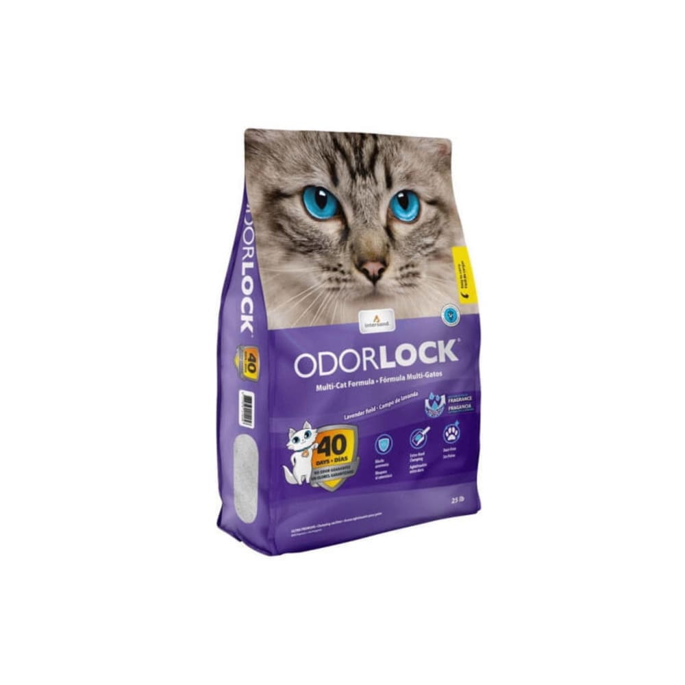 Intersand Odorlock Lavender Cat Litter 25 lb - Pet Supplies - Intersand