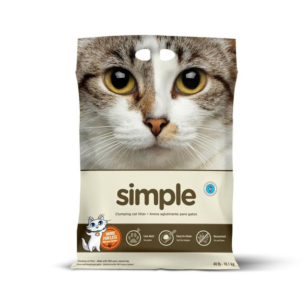 Intersand Simple Cat Litter 40 lb - Pet Supplies - Intersand