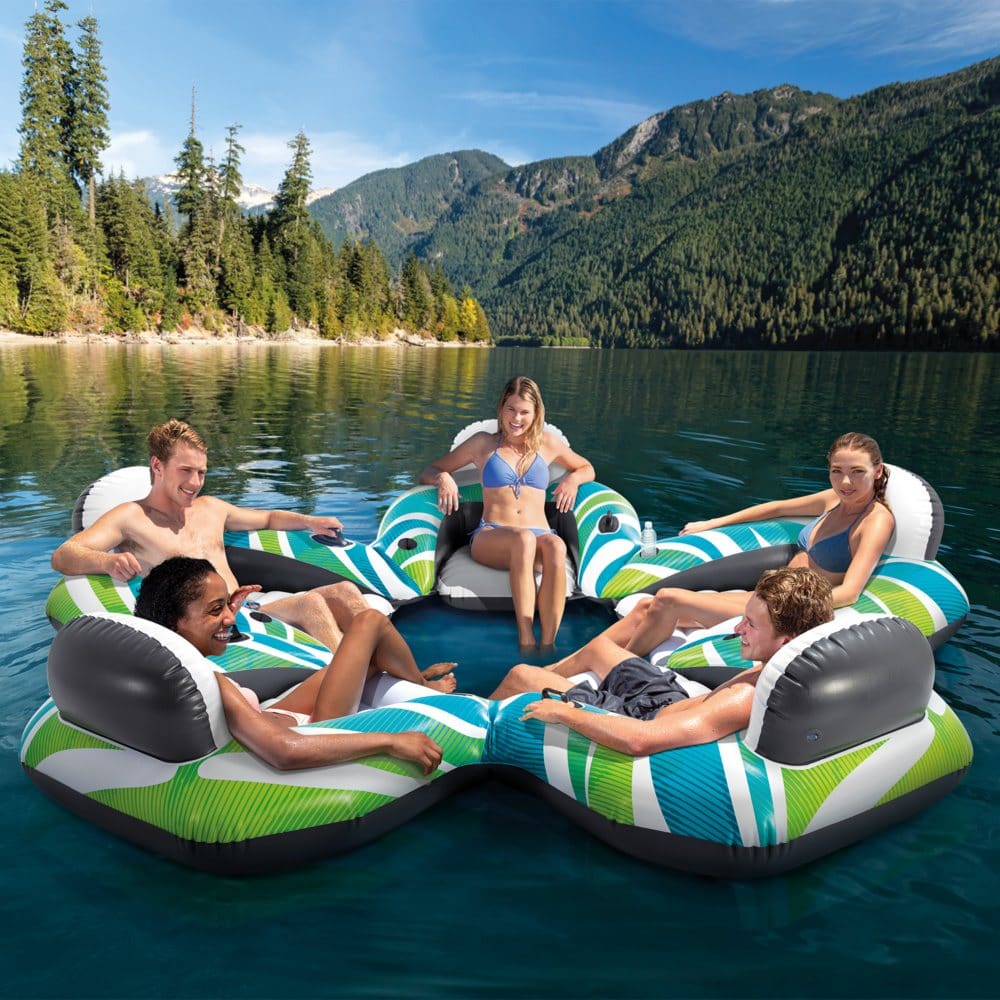 Intex Funtastic Five Floating Island - Water Sports Equipment - Intex