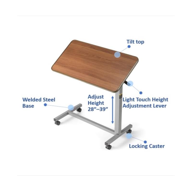 Invacare Tilt Top Overbed Table - Item Detail - Invacare