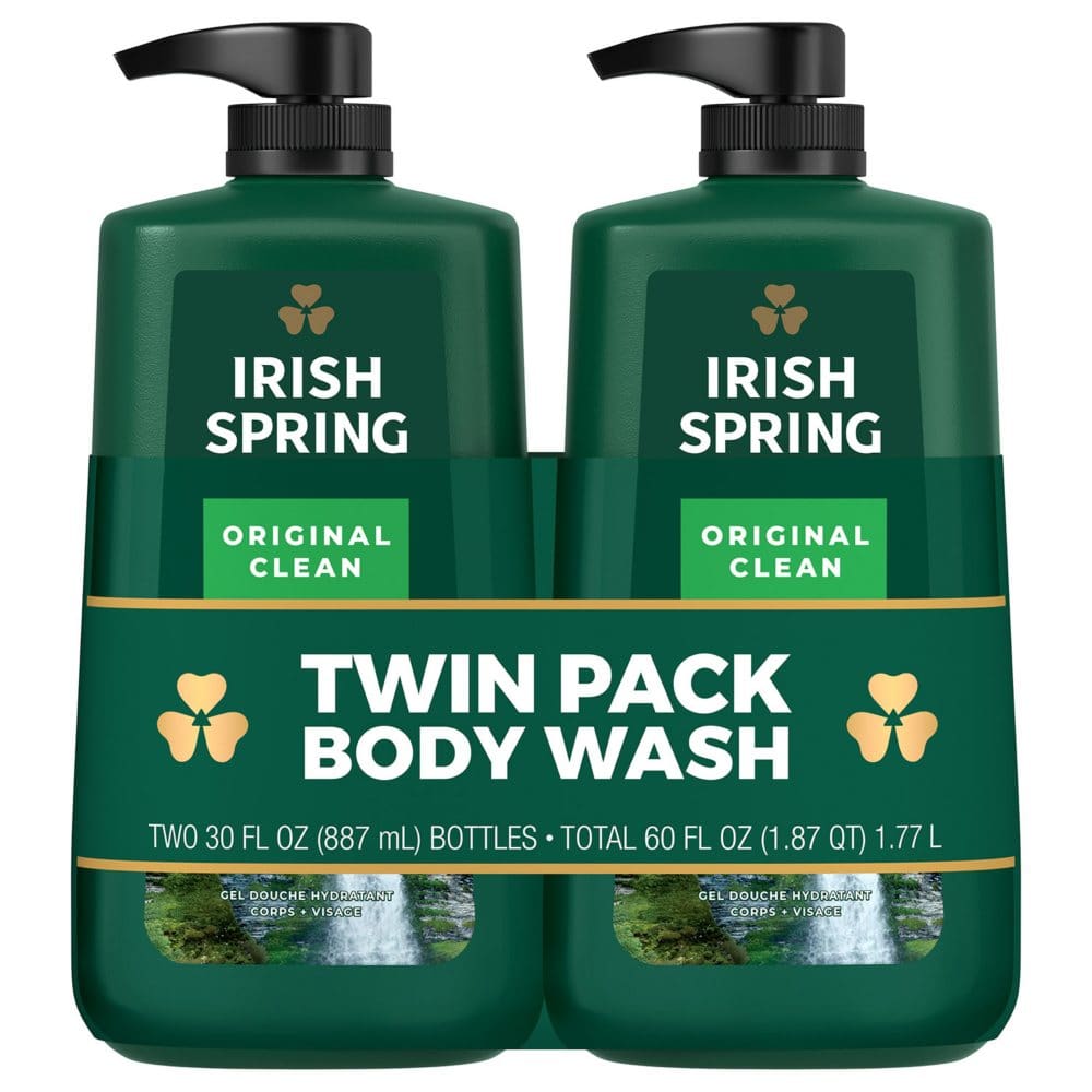 Irish Spring Body Wash for Men Original Clean (30 fl. oz. 2 pk.) - Bath & Body - Irish Spring