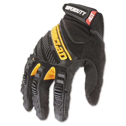 Ironclad Superduty Gloves X-large Black/yellow 1 Pair - Office - Ironclad