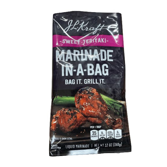 Kraft J.L. Kraft Marinade In-A-Bag Sweet Teriyaki Liquid Marinade, 12 oz Bag