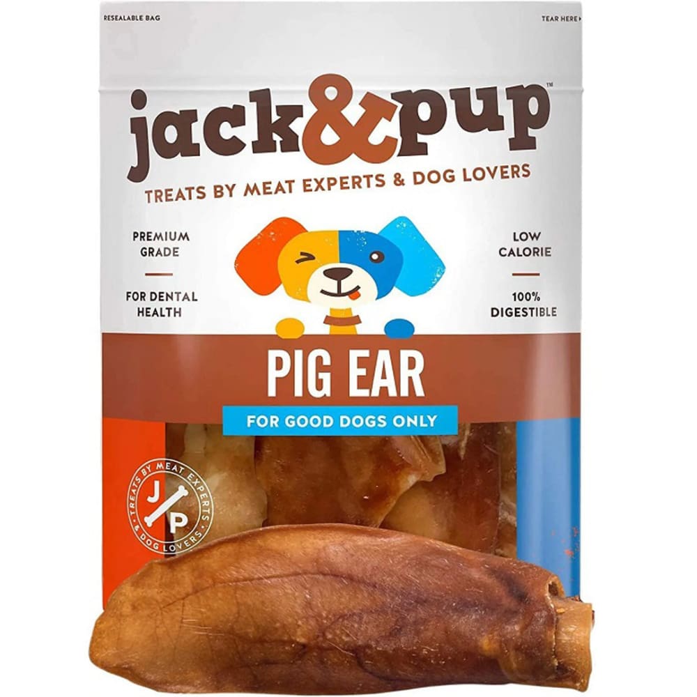 Jack and Pup Pig Ears 50Ct Bag(2) - Pet Supplies - Jack and pup