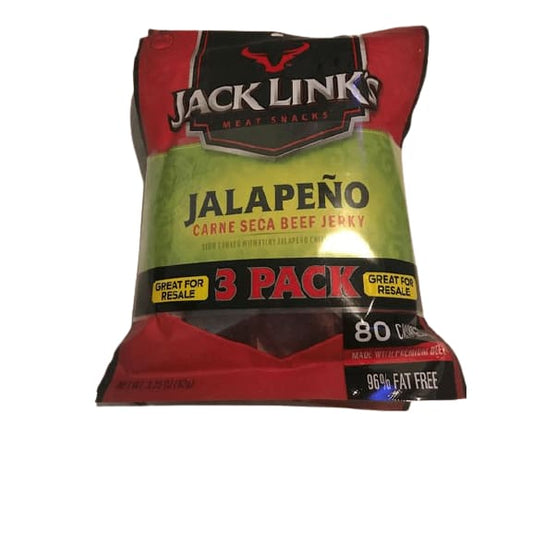 Jack Link's Jack Link's Beef Jerky, Jalapeño, 3.25 oz, 3-count