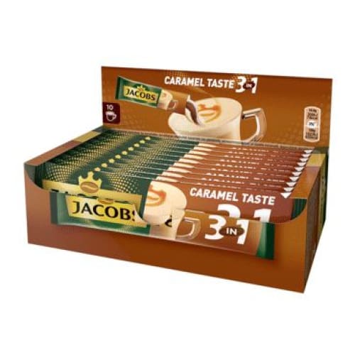 Jacobs Caramel 3 in 1 Instant Coffee Drink 6 oz (170 g) - Jacobs
