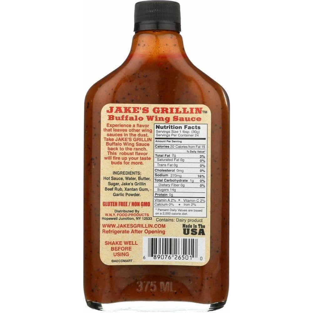 Jakes Grillin Jakes Grillin Buffalo Wing Sauce, 14.5 oz