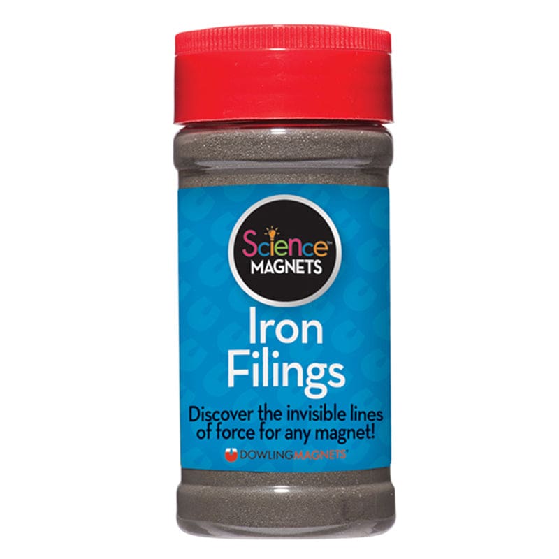 Jar Iron Filings 12 Oz (Pack of 10) - Magnetism - Dowling Magnets