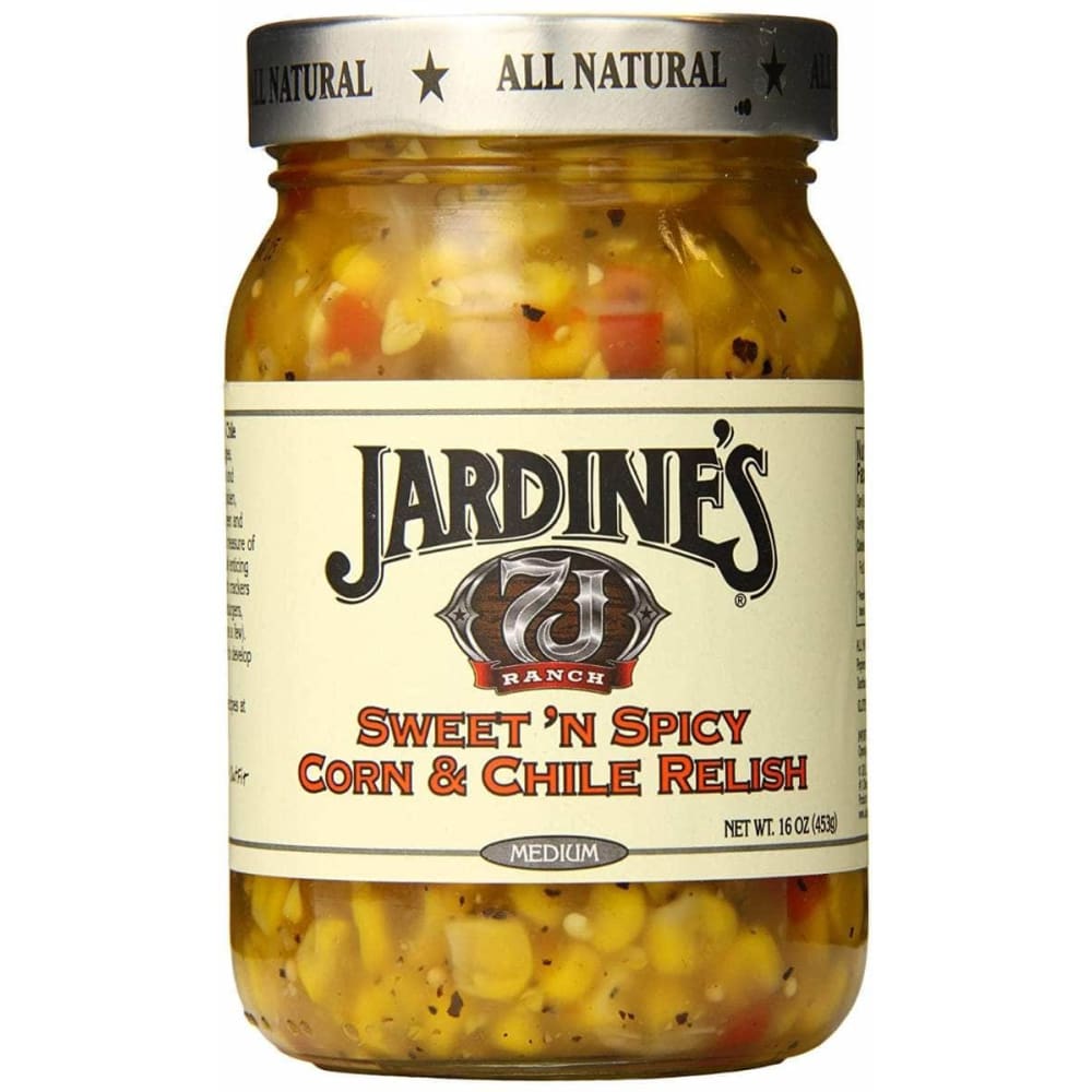 Jardines Grocery > Pantry > Food JARDINES: Sweet N Spicy Corn And Chile Relish, 16 oz