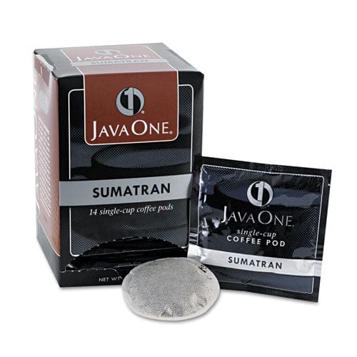 Java One Coffee Pods Sumatra Mandheling Single Cup 14/box - Food Service - Java One®