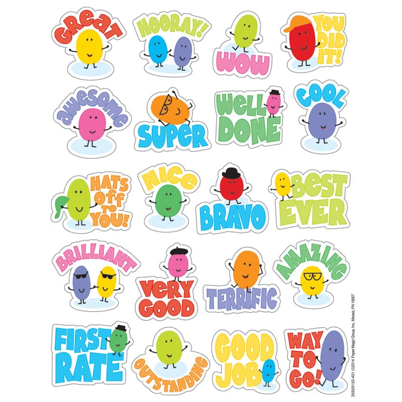 Jelly Beans Scented Stickers (Pack of 12) - Stickers - Eureka