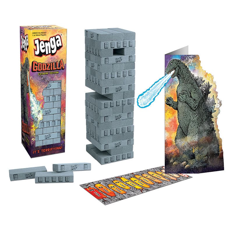 Jenga Godzilla Extreme Edition - Games - Usaopoly Inc