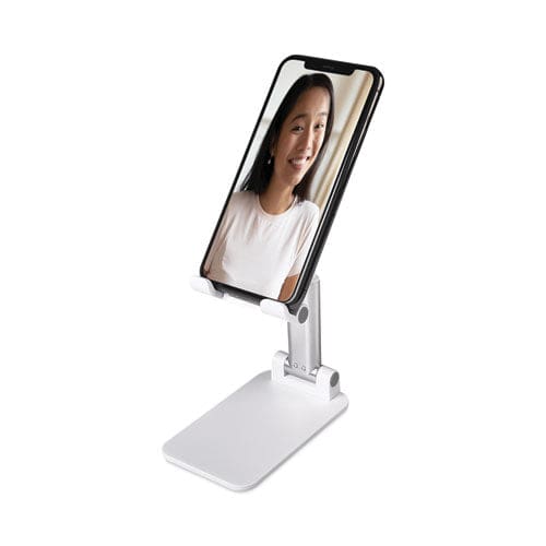JENSEN Metal Foldable Portable Tablet/phone Stand White - Technology - JENSEN®