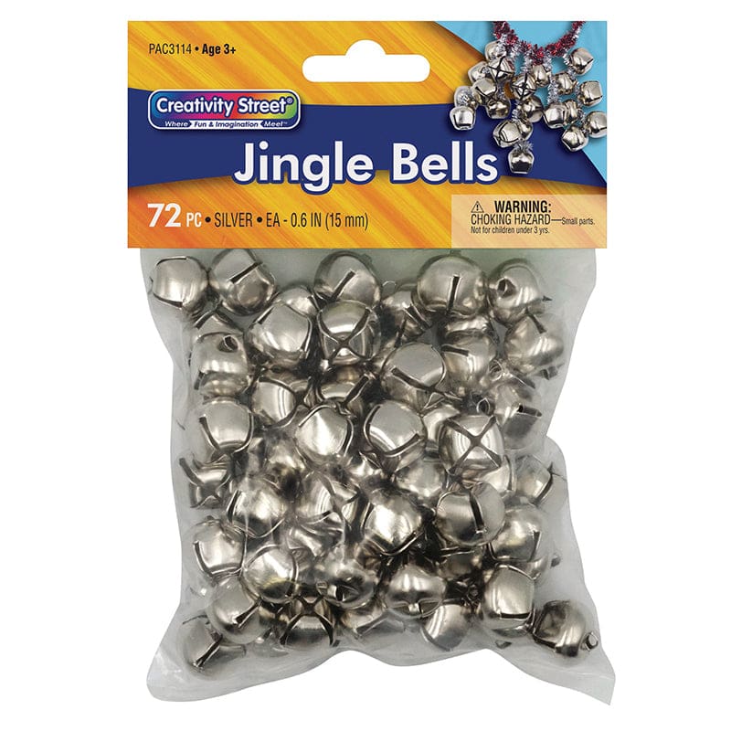 Jingle Bells Class Pack Silver (Pack of 8) - Bells - Dixon Ticonderoga Co - Pacon