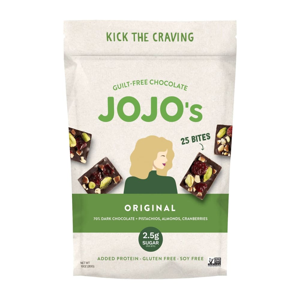 JOJO’s Original Dark Chocolate Bites 10 oz. - JOJO’s