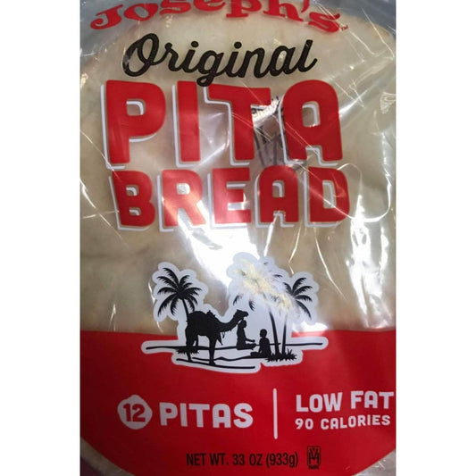 Joseph's Original Pita Bread, 12 Pitas (33 oz) - ShelHealth.Com