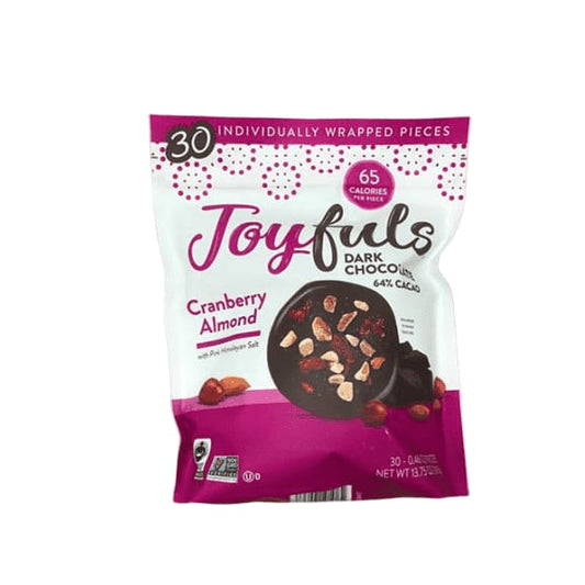 Joyfuls Dark Chocolate Cranberry Almond, 30 Pieces, 13.75 Ounces - ShelHealth.Com