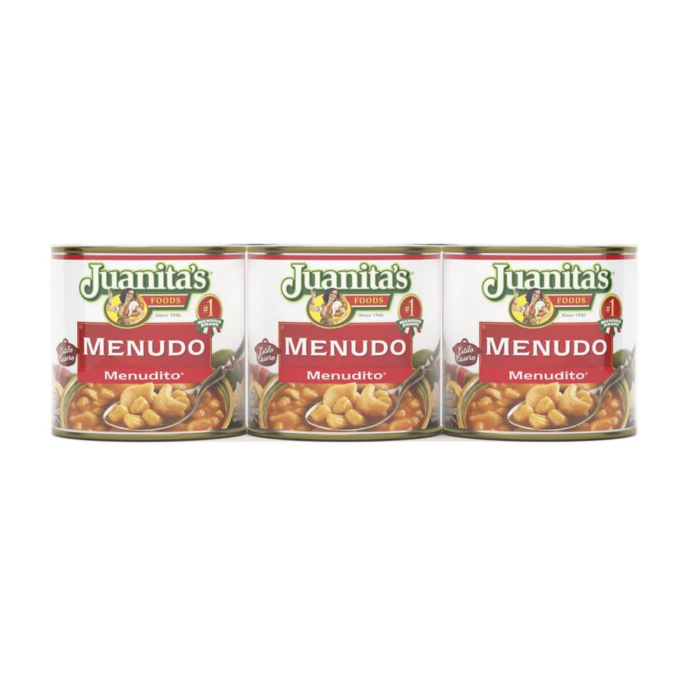 Juanita’s Foods Original Canned Menudo (25 oz. 3 p.k) - Canned Foods & Goods - Juanita’s Foods