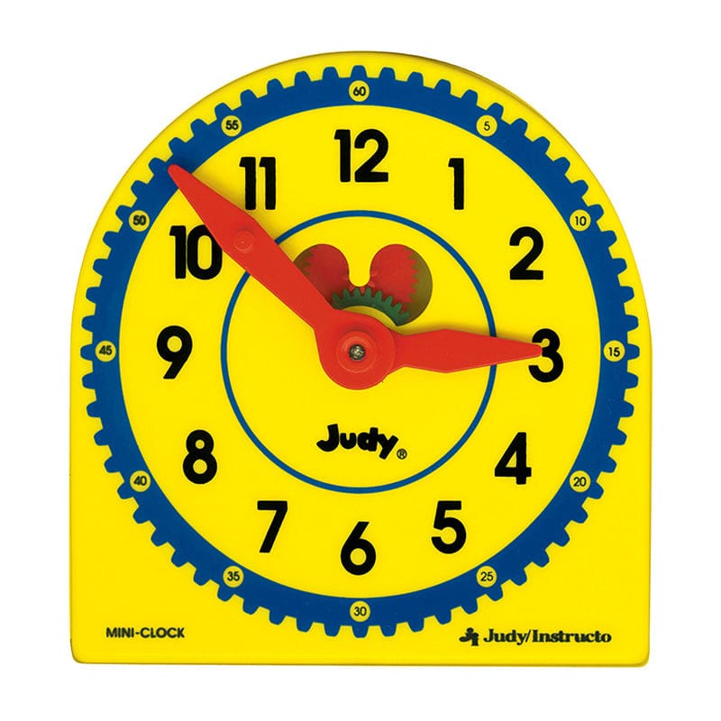 Judy Plastic Clock Class Pack - Time - Carson Dellosa Education