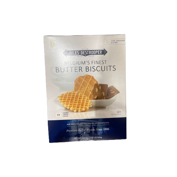 Jules Destrooper Belgian Butter Cookies 22.9 oz. - Jules Destrooper