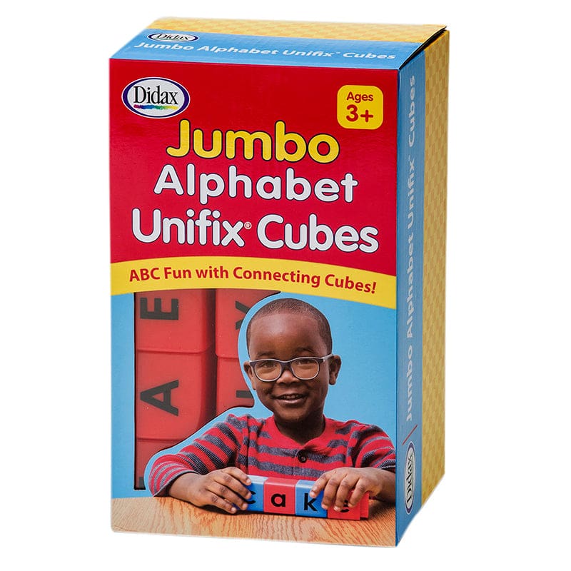 Jumbo Alphabet Unifix Cubes (Pack of 2) - Letter Recognition - Didax