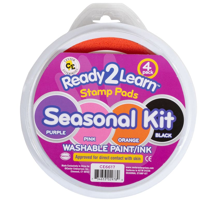 Jumbo Circular Washable Pads Seasonal Kit - Paint - Learning Advantage