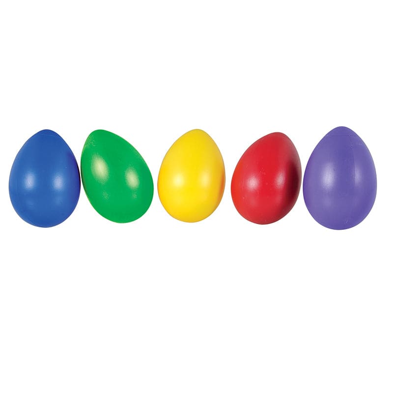 Jumbo Egg Shakers Set Of 5 (Pack of 2) - Instruments - Westco Educational Products