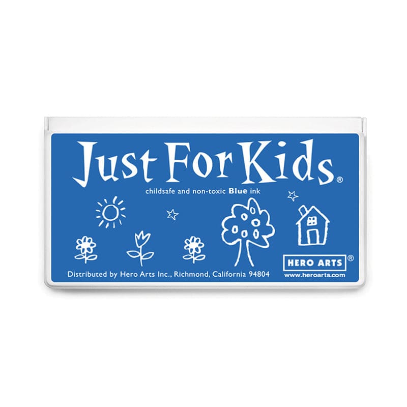 Jumbo Just For Kids Stamp Pad Blue (Pack of 6) - Stamps & Stamp Pads - Hero Arts