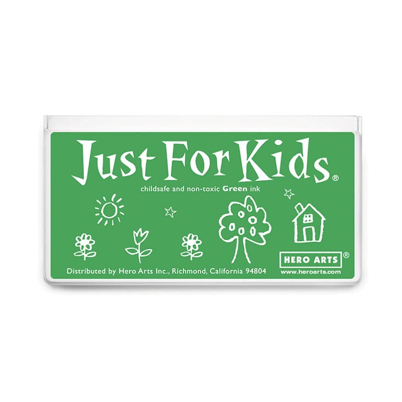 Jumbo Just For Kids Stamp Pad Green (Pack of 6) - Stamps & Stamp Pads - Hero Arts