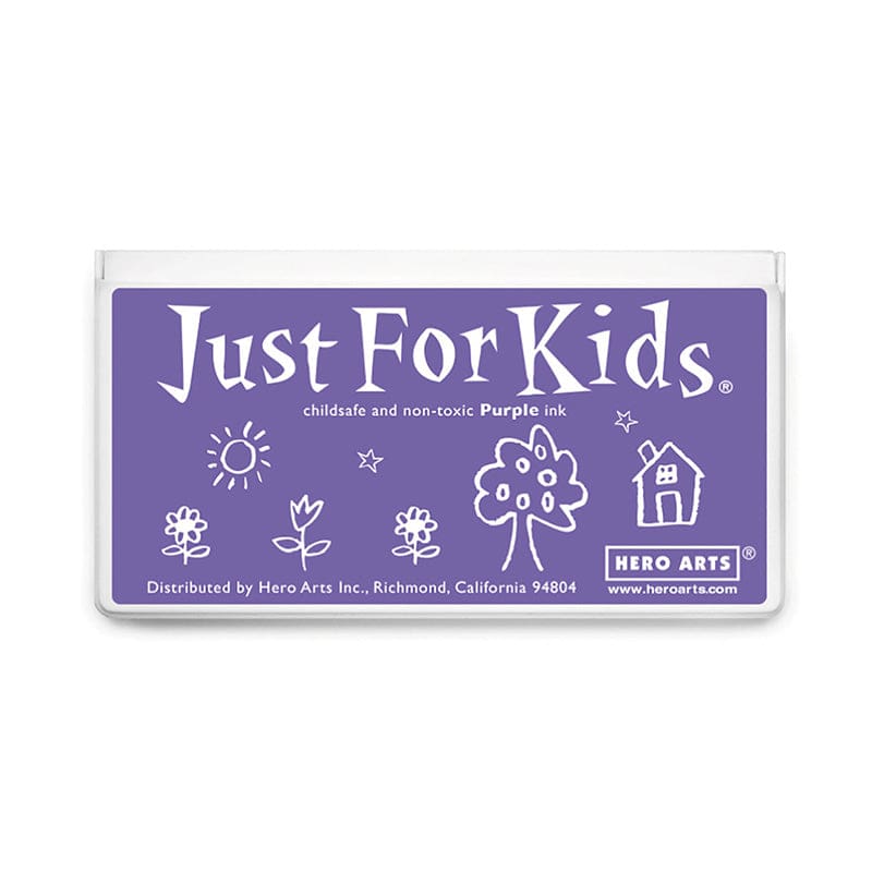 Jumbo Just For Kids Stamp Pad Purpl (Pack of 6) - Stamps & Stamp Pads - Hero Arts
