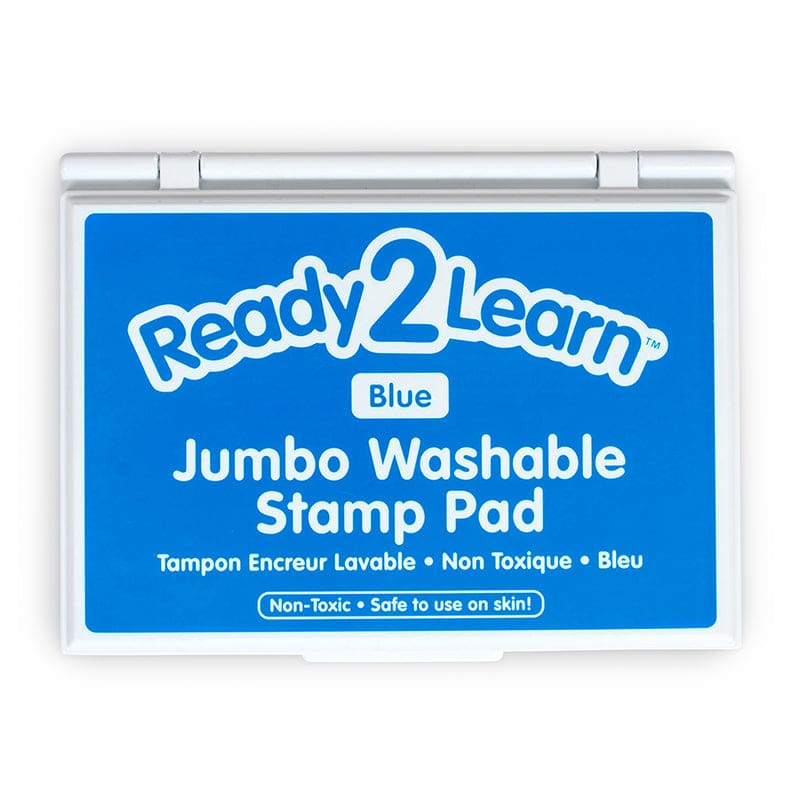 Jumbo Washable Stamp Pad Blue (Pack of 3) - Stamps & Stamp Pads - Learning Advantage