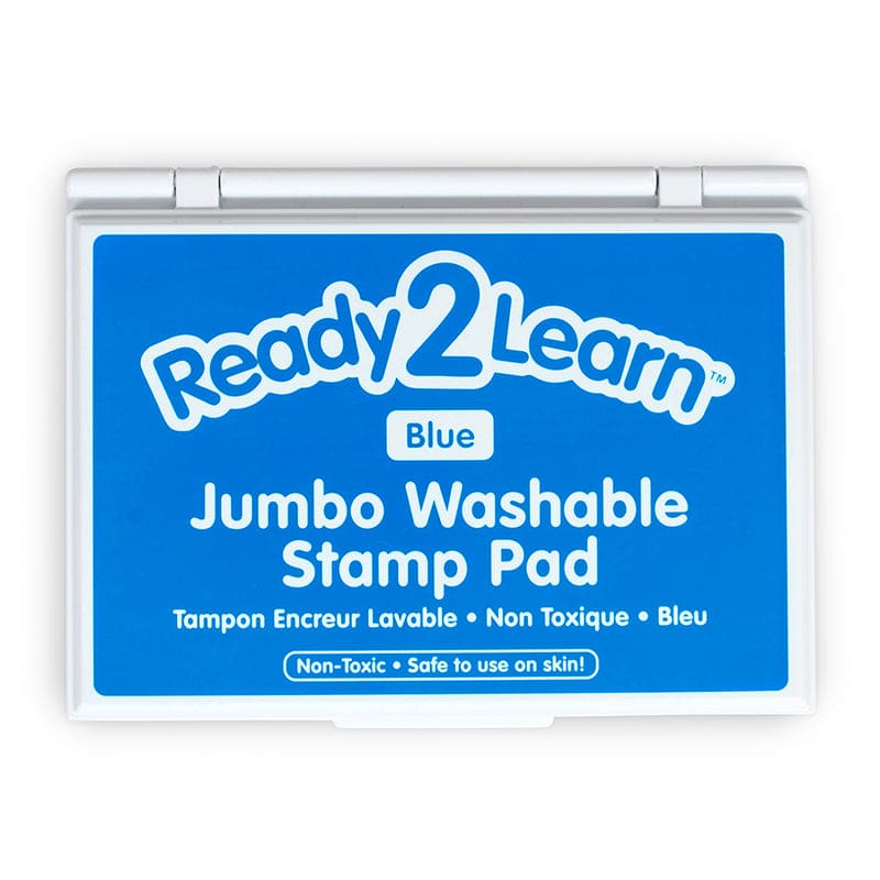 Jumbo Washable Stamp Pad Blue (Pack of 3) - Stamps & Stamp Pads - Learning Advantage