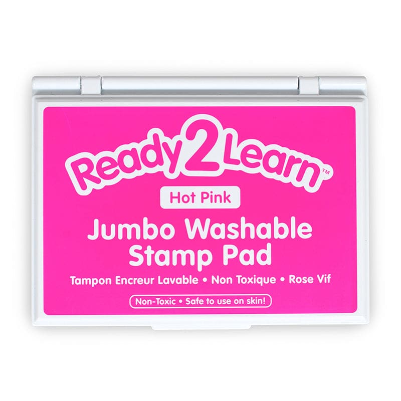 Jumbo Washable Stamp Pad Hot Pink (Pack of 3) - Stamps & Stamp Pads - Learning Advantage