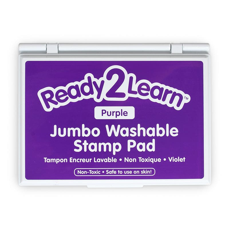 Jumbo Washable Stamp Pad Purple (Pack of 3) - Stamps & Stamp Pads - Learning Advantage