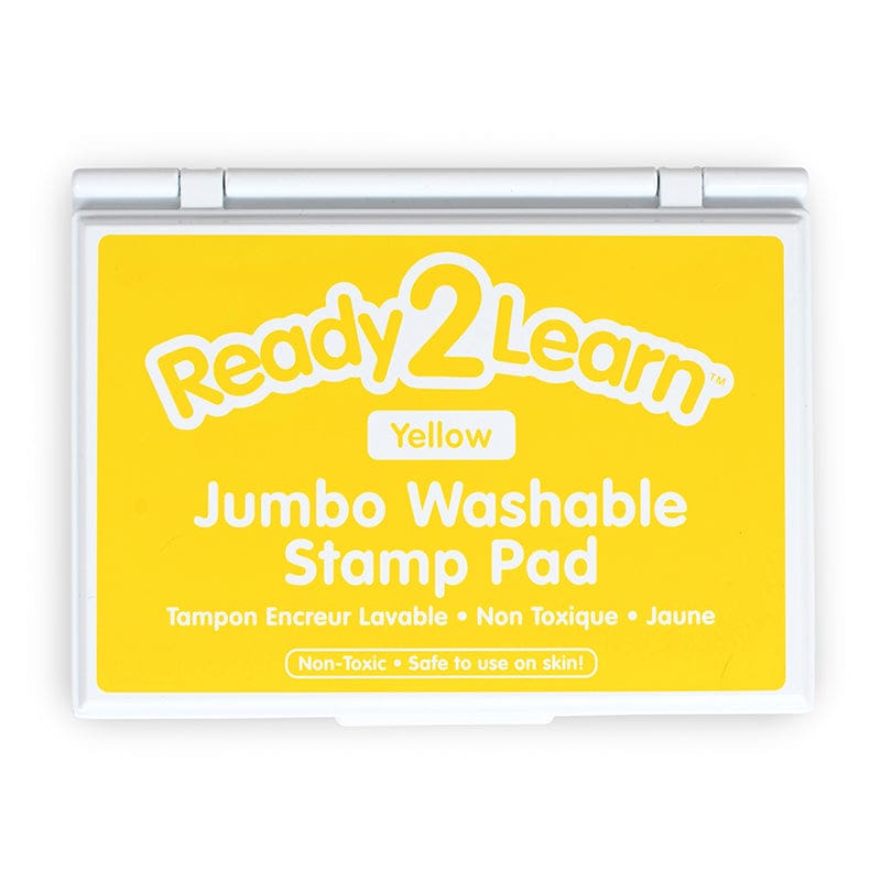 Jumbo Washable Stamp Pad Yellow (Pack of 3) - Stamps & Stamp Pads - Learning Advantage