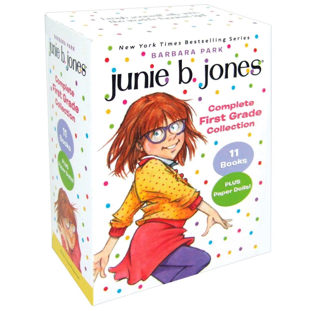 Junie B. Jones Complete First Grade Collection: Books 18-28 with Paper Dolls in Boxed Set - Kids Books - Junie