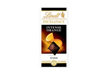 LINDT EXCELLENCE Dark Chocolate with Orange and Almonds 3.5 oz (100 g) - LINDT