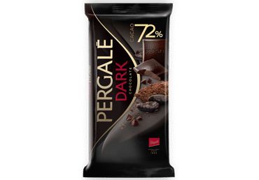 PERGALE Dark Chocolate Candy Bar 72% 3.5 oz (100 g) - PERGALE