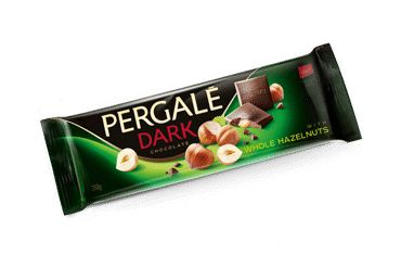 PERGALE Dark Chocolate with Whole Hazelnuts 8.8 oz (250 g) - PERGALE