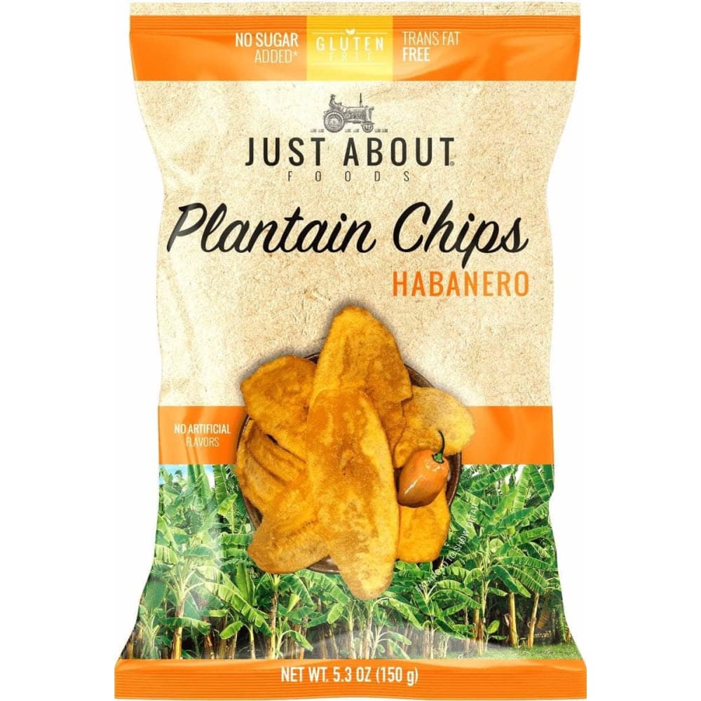 JUST ABOUT FOODS Just About Foods Chips Plantain Habanero, 5.3 Oz