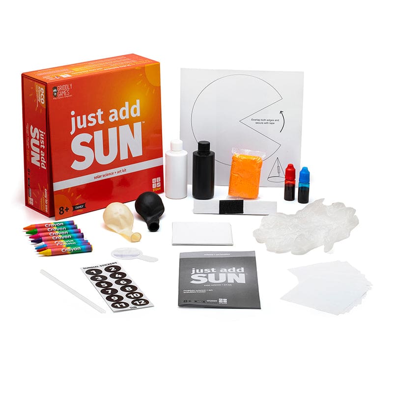 Just Add Sun Solar Science Art Kit - Experiments - Griddly Games