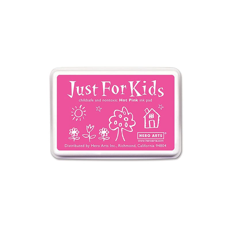 Just For Kids Hot Pink Inkpad (Pack of 10) - Stamps & Stamp Pads - Hero Arts