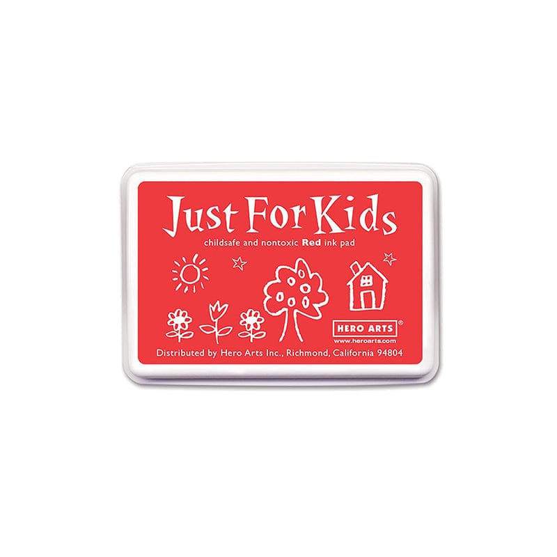 Just For Kids Red Inkpad (Pack of 10) - Stamps & Stamp Pads - Hero Arts