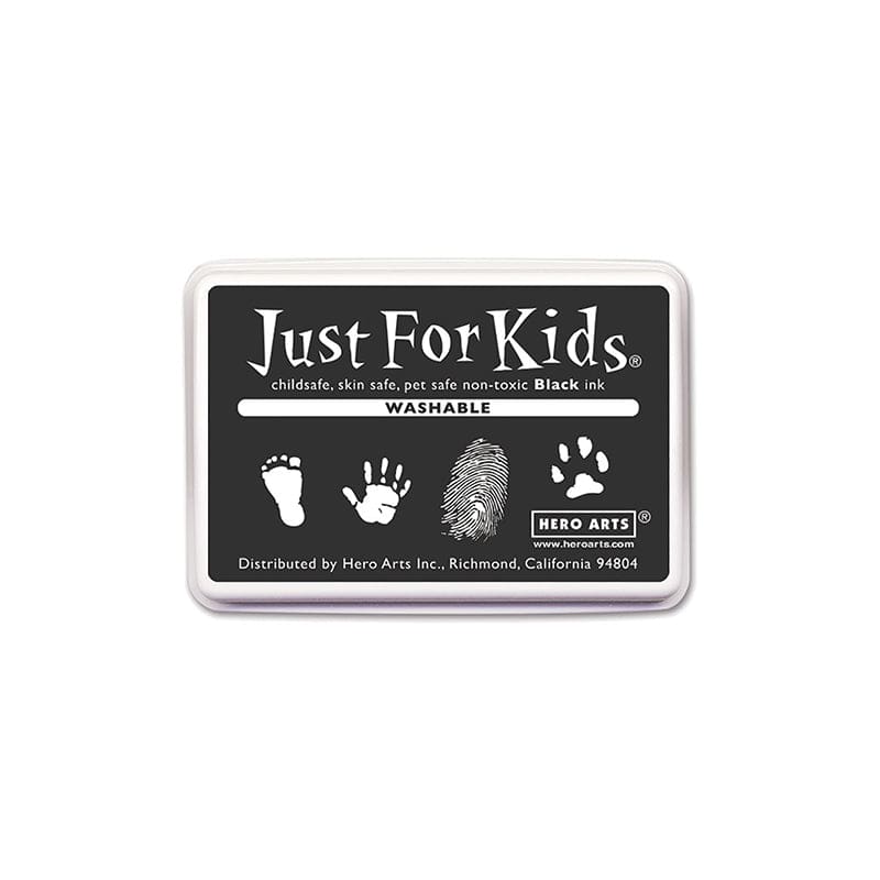 Just For Kids Washable Black Stamp Pad (Pack of 10) - Stamps & Stamp Pads - Hero Arts