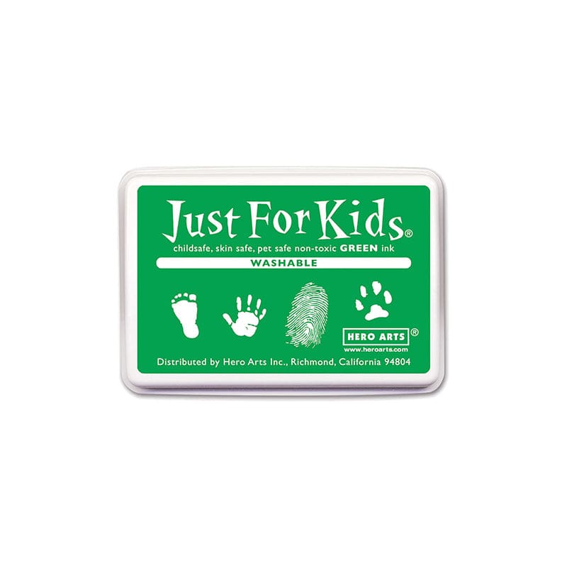 Just For Kids Washable Green (Pack of 10) - Stamps & Stamp Pads - Hero Arts