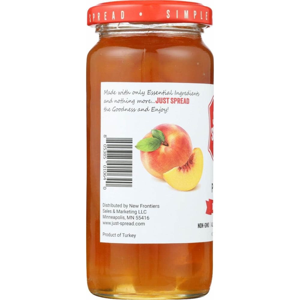 JUST SPREAD Grocery > Pantry > Jams & Jellies JUST SPREAD: Peach Fruit Preserve, 10 oz