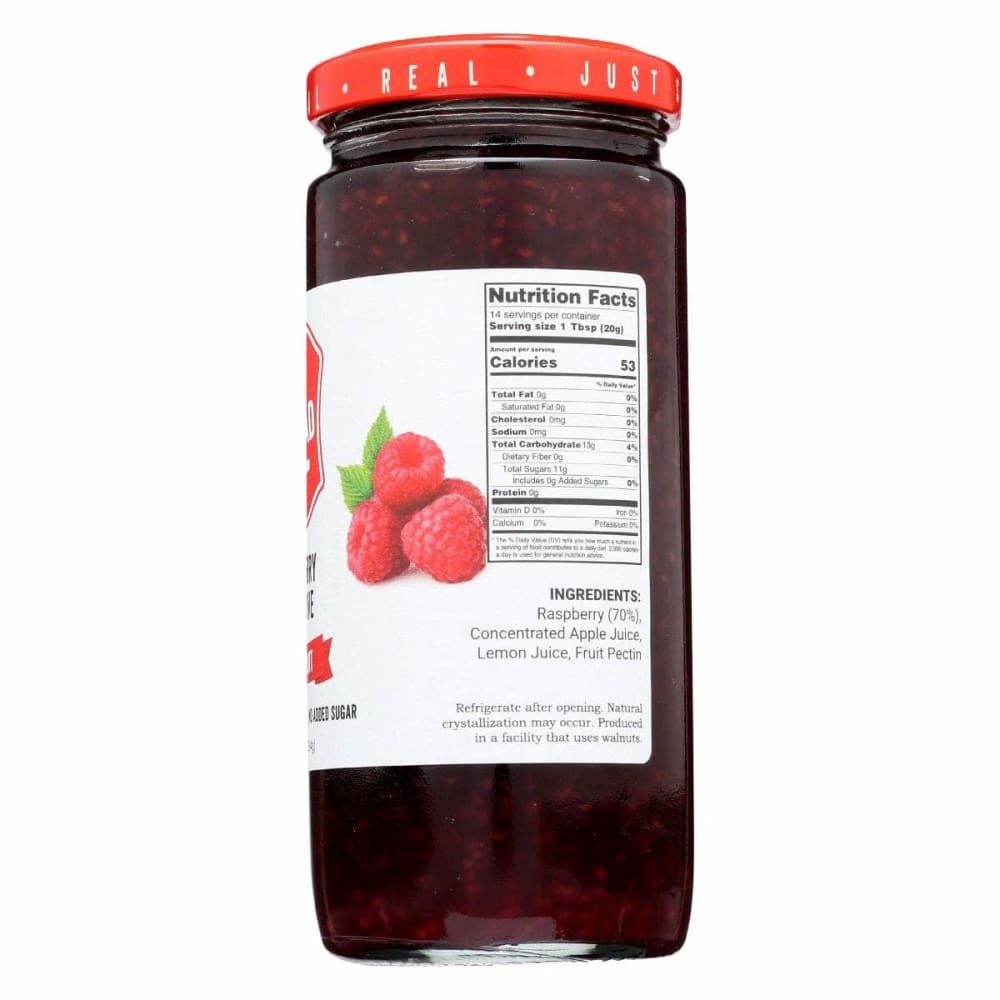 JUST SPREAD Grocery > Pantry > Jams & Jellies JUST SPREAD: Raspberry Fruit Preserve, 10 oz