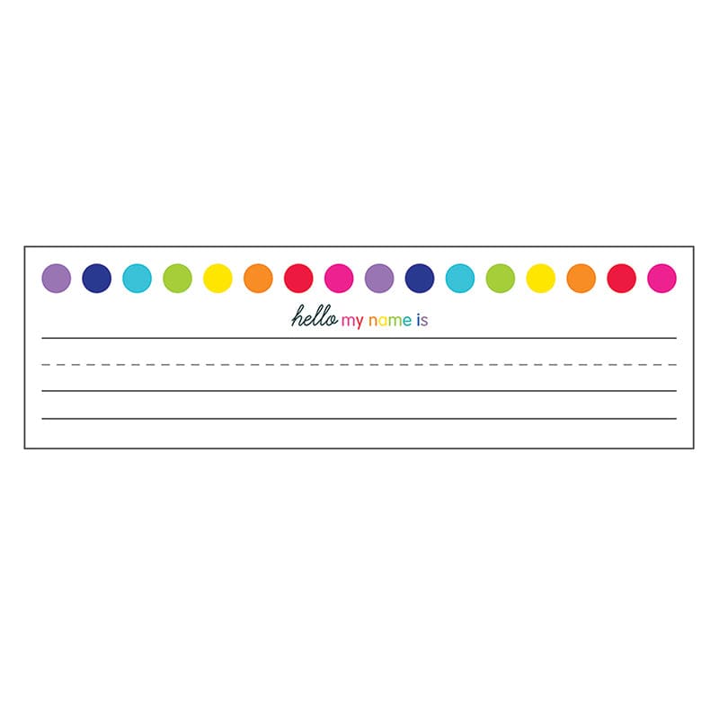 Just Teach Nameplates (Pack of 10) - Name Plates - Carson Dellosa Education